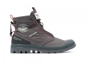 Beluga Grey Palladium PAMPA TRAVEL LITE RS Women High Tops Shoes Israel | 59732-VNFI