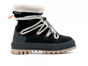 Black Palladium PALLASHOCK HIVER Women High Tops Shoes Israel | 78013-FAJY