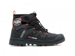 Black Palladium PAMPA LITE+ XPLOR WP+ Men High Top Boots Israel | 89267-MCXH