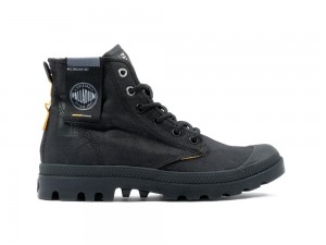 Black Palladium PAMPA SURPLUS Women High Tops Shoes Israel | 56398-TGBO