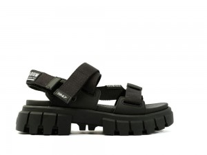 Black Palladium REVOLT SANDAL MONO Women Sandals Israel | 84019-RKEH