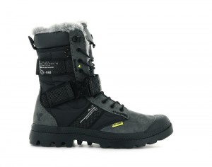 Black / Raven Palladium PAMPA EUROPA TACTICAL X DESTINY Men High Top Boots Israel | 51769-LFJT