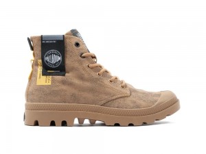 Cannela Brown Palladium PAMPA SURPLUS Men High Tops Shoes Israel | 69314-LBWI