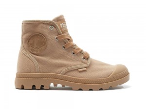 Chai Tan Brown Palladium PAMPA HI Women High Tops Shoes Israel | 08695-UHWO