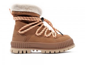 Dear Brown Palladium PALLASHOCK HIVER Women High Tops Shoes Israel | 28631-PSZU