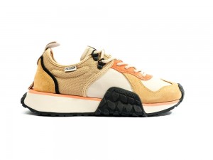 Desert / Black Palladium TROOP RUNNER Men Sneakers Israel | 42190-BSNI