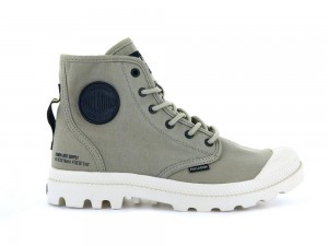 Dune Grey Palladium PAMPA HI HTG SUPPLY Women High Top Boots Israel | 42769-LFAR