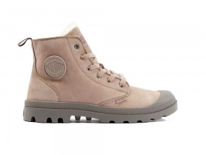 Dune Grey Palladium PAMPA HI ZIP WL Men High Tops Shoes Israel | 29451-LQNY