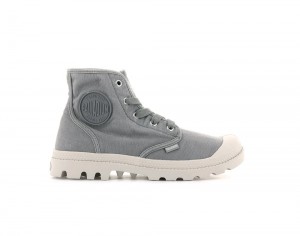 Grey Flannel Palladium PAMPA HI Women High Top Boots Israel | 95784-BRWH