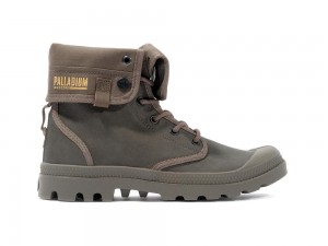 Major Brown Palladium BAGGY COATED Men High Tops Shoes Israel | 14073-HVIO