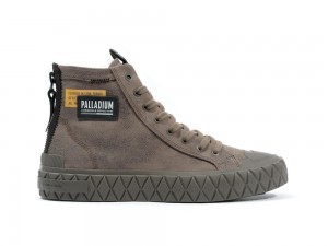 Major Brown Palladium PALLA ACE SURPLUS Women High Tops Shoes Israel | 25679-GEFZ