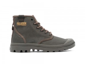 Major Brown Palladium PAMPA HI COATED Men High Tops Shoes Israel | 75632-NPIW