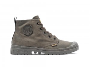 Major Brown Palladium PAMPA SP20 HI WAX Women High Tops Shoes Israel | 20763-GESK