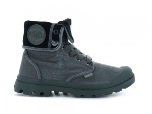 Metal / Black Palladium BAGGY Men High Top Boots Israel | 24706-REFA