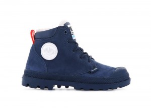 Mood Indigo Palladium PAMPA HI CUFF WPS OZ Kids' High Top Boots Israel | 60137-EVUP