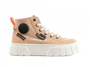 Nude Dust Pink Palladium PALLATOWER HI Women High Top Boots Israel | 45296-LSMY