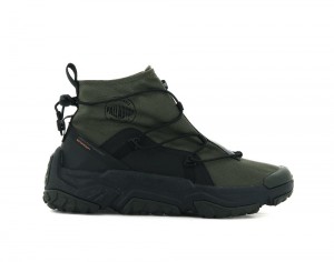 Olive Night Palladium OFF-GRID HI ZIP WATERPROOF + Men Sneakers Israel | 56390-MTGP