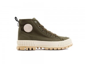 Olive Night Palladium PALLASHOCK ORGANIC 2 Men Sneakers Israel | 37486-RDWS