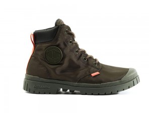 Olive Night Palladium PAMPA SP20 CUFF WP+ Men High Tops Shoes Israel | 89176-WJPZ