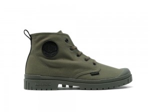 Olive Night Palladium PAMPA SP20 HI CANVAS Women High Tops Shoes Israel | 15840-TLMG