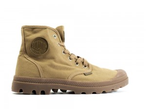 Olive Palladium PAMPA HI Men High Tops Shoes Israel | 46359-FUTO