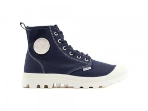 Ombre Blue Palladium PAMPA BLANC Men High Tops Shoes Israel | 02137-ATPS