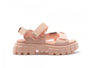 Sandy Peach Coral Palladium REVOLT SANDAL MONO Women Sandals Israel | 27805-CKLU