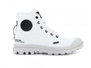 Star White Palladium PAMPA HI HTG SUPPLY Women High Top Boots Israel | 93170-SPEZ