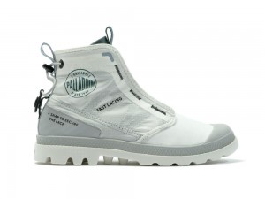 Star White Palladium PAMPA TRAVEL LITE RS Women High Tops Shoes Israel | 14957-IWQB