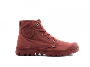 Wax Red Palladium PAMPA HI Women High Top Boots Israel | 95823-IJSW