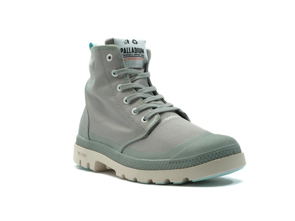 Abbey Stone Green Palladium PAMPA LITE+ HI Men High Tops Shoes  Israel |  04862-FWBI