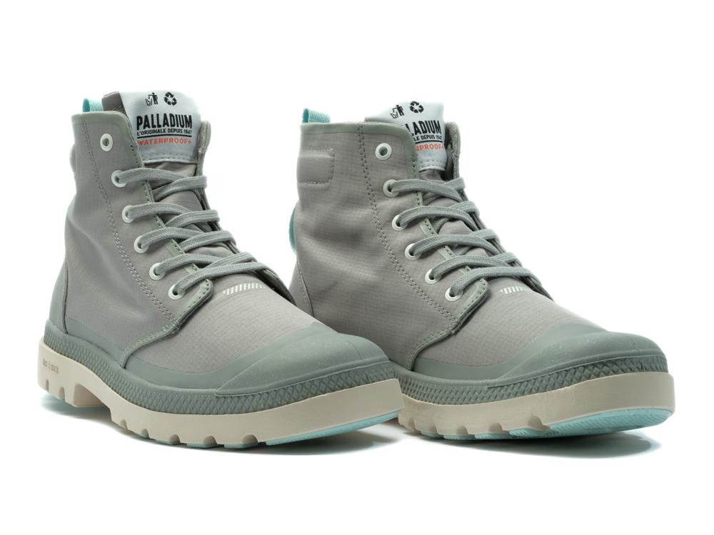 Abbey Stone Green Palladium PAMPA LITE+ HI Men High Tops Shoes  Israel |  04862-FWBI