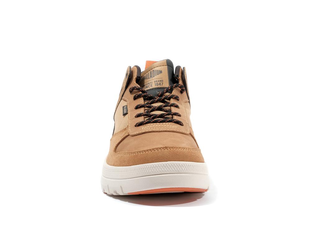 Apple Cinnamon Brown Palladium PALLAFLEX LO MIX Men Low Tops Shoes  Israel |  86520-ZAJH