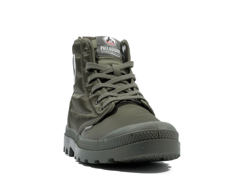 Army Green Palladium PAMPA HI DARE RHONA Women High Tops Shoes  Israel |  23089-IHZV