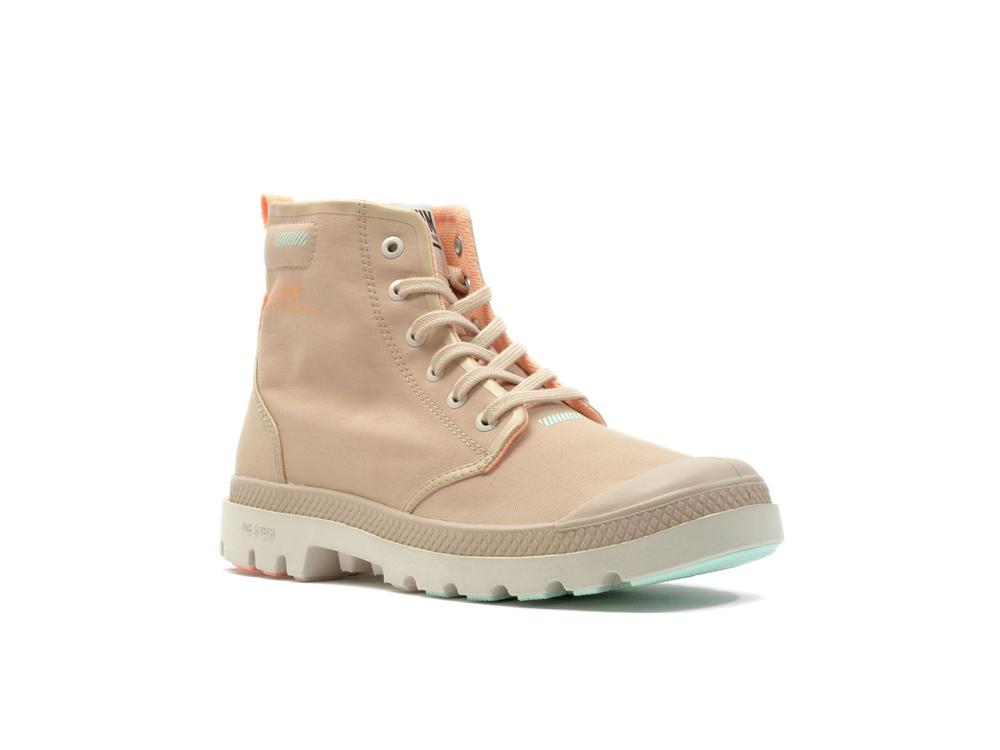 Beige Tan Palladium PAMPA LITE+ HI Men High Tops Shoes  Israel |  09465-KLRC