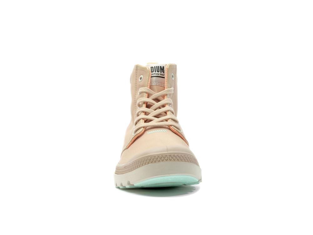 Beige Tan Palladium PAMPA LITE+ HI Women High Tops Shoes  Israel |  07915-CHWD