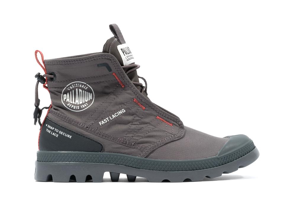 Beluga Grey Palladium PAMPA TRAVEL LITE RS Women High Tops Shoes  Israel |  59732-VNFI