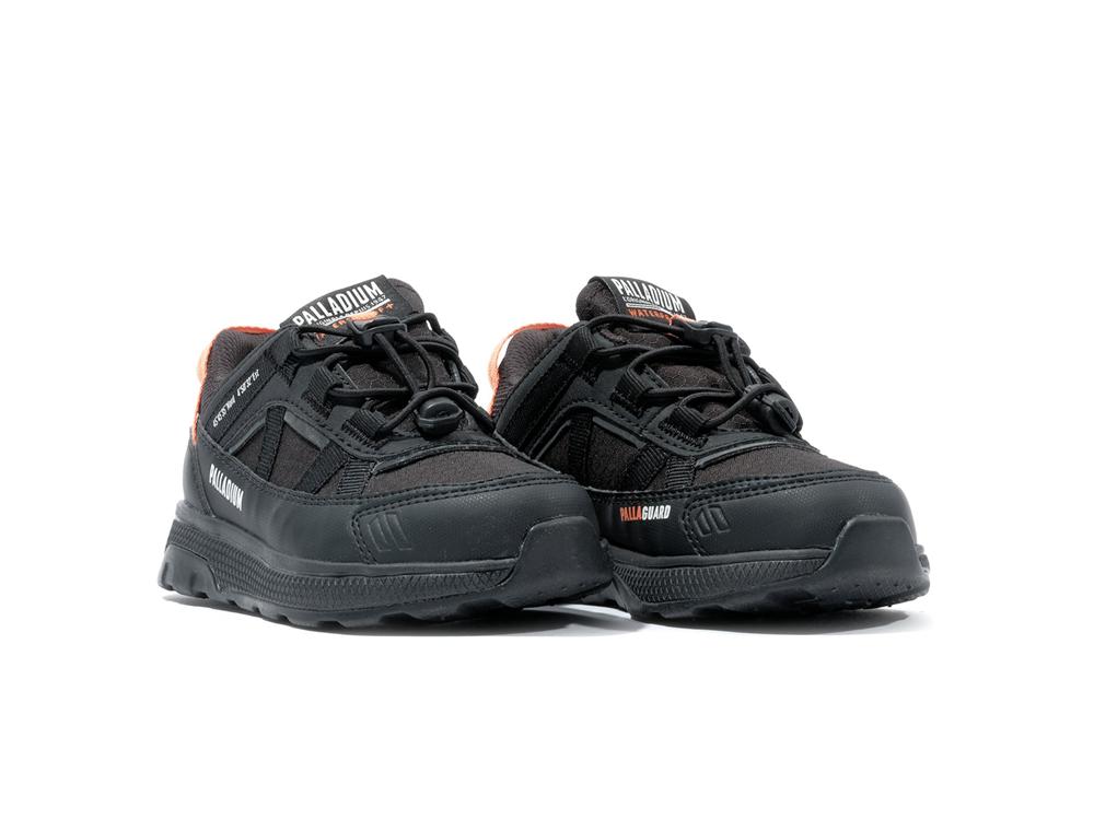 Black Palladium AX_EON PROTECT WP+ Kids' High Top Boots  Israel |  90583-YPKL