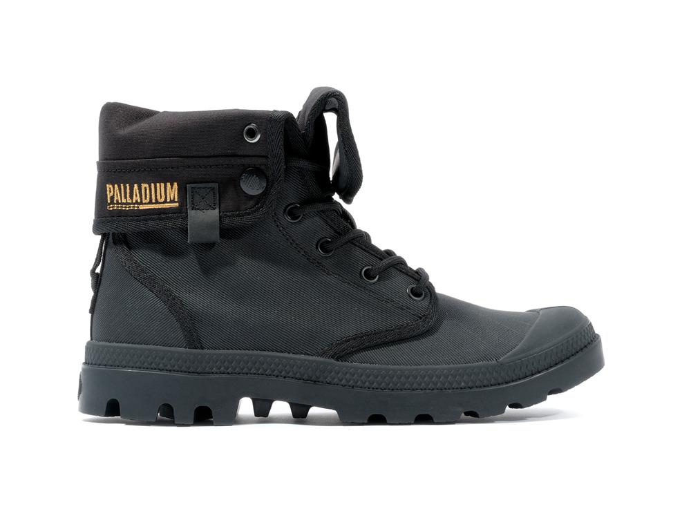 Black Palladium BAGGY COATED Women High Tops Shoes  Israel |  45790-RQWH