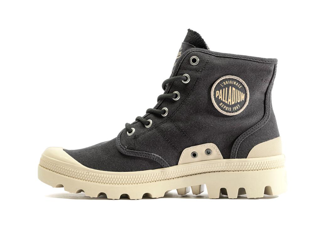 Black Palladium PALLABROUSSE WORKWEAR Men High Top Boots  Israel |  36095-UEIB