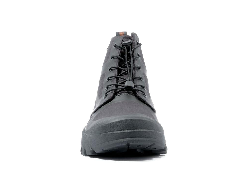 Black Palladium PALLARIDER CUFF WPA Men High Tops Shoes  Israel |  29817-RZXI