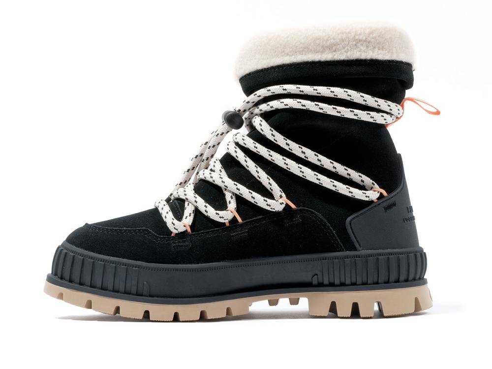 Black Palladium PALLASHOCK HIVER Women High Top Boots  Israel |  02546-LWNO