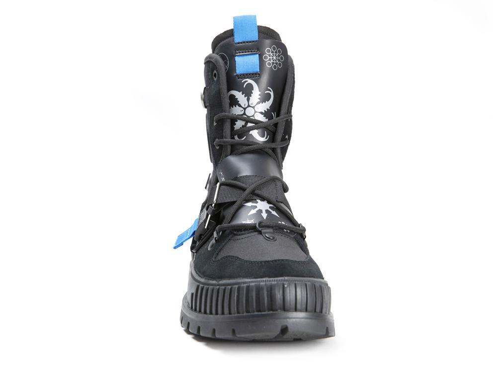 Black Palladium PALLASHOCK X DESTINY Kids' High Top Boots  Israel |  27986-OKBC