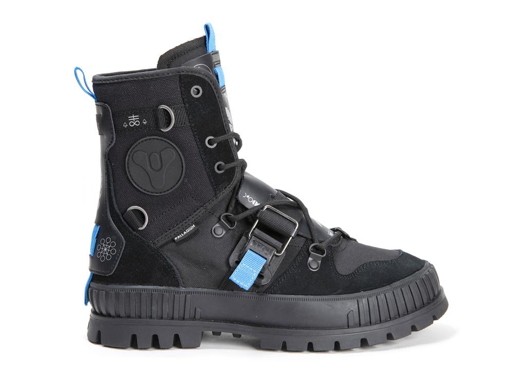 Black Palladium PALLASHOCK X DESTINY Kids\' High Top Boots  Israel |  27986-OKBC