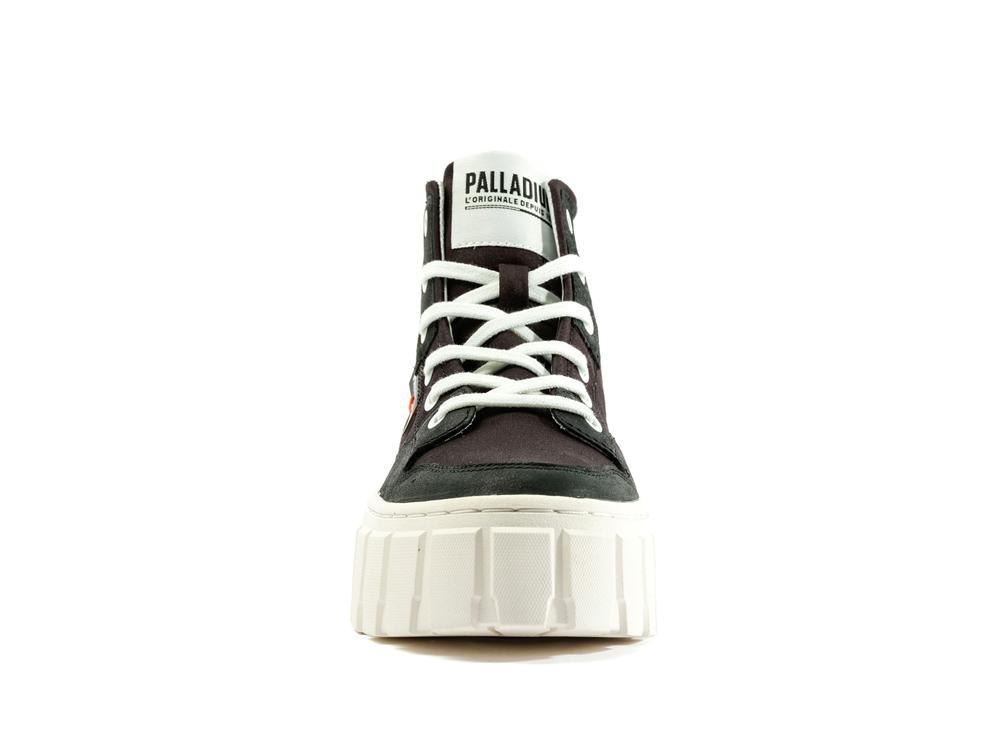 Black Palladium PALLATOWER HI Women High Top Boots  Israel |  78302-YHEG