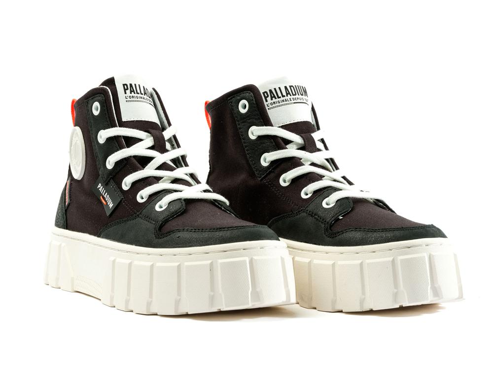 Black Palladium PALLATOWER HI Women High Top Boots  Israel |  78302-YHEG