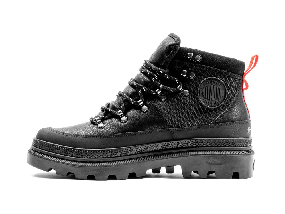 Black Palladium PALLATROOPER HIKER WP+ X FINISTERRE Men High Tops Shoes  Israel |  38260-ELGP