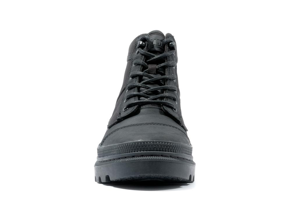 Black Palladium PALLATROOPER ROUGH Men High Top Boots  Israel |  05867-THRJ