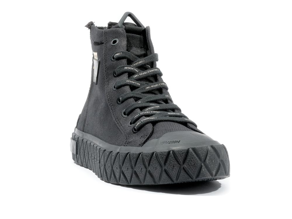 Black Palladium PALLA ACE SURPLUS Men High Tops Shoes  Israel |  51896-WBVT