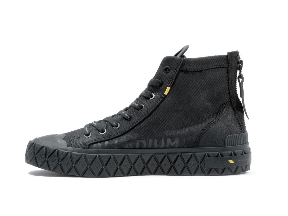 Black Palladium PALLA ACE SURPLUS Men High Tops Shoes  Israel |  51896-WBVT